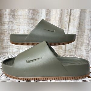 WMN Nike Calm Slides –Olive Green– Women’s Sizes 11, 12, 13 – NWT/NIB-Never Worn